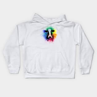 Colorful Cow Kids Hoodie